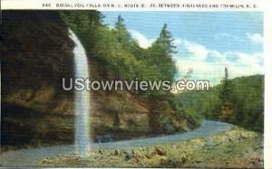 Bridal Veil Falls in Franklin, North Carolina