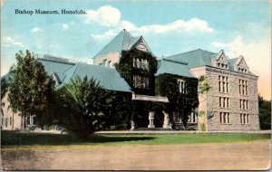 Postcard Bishop Museum in Honolulu, Hawaii