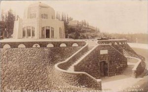 Oklahoma Vista House Columbia River Highway 1929 Real Photo RPPC