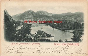 Germany, Drachenfels, Blick Auf Nonnenwerth u Drachenfels