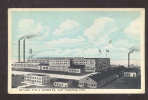 EAST PALESTINE OHIO NATIONAL TIRE & RUBBER COMPANY FACTORY VINTAGE POSTCARD