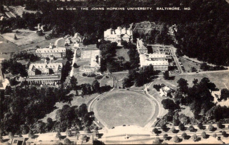 Maryland Balltimore Aerial View John Hopkins University