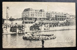 Mint RPPC Real Photo Postcard South Africa Durban Ocean Beach View