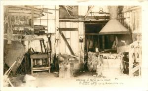 1940s RPPC Knott's Berry Place CA Buena Park Amusement Park Blacksmith Shop