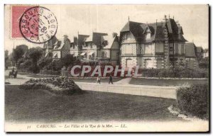 Cabourg - Villas - Rue de la Mer - Old Postcard