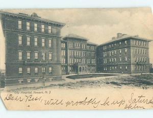 Pre-1907 HOSPITAL Newark New Jersey NJ A3059