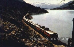 The White Pass and Yukon RR Skirts, Lake Bennett, USA Train Railroad Station ...