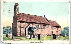 Postcard - Adel Church - Leeds, England