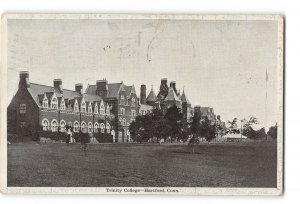 Hartford Connecticut CT Postcard 1908 Trinity College