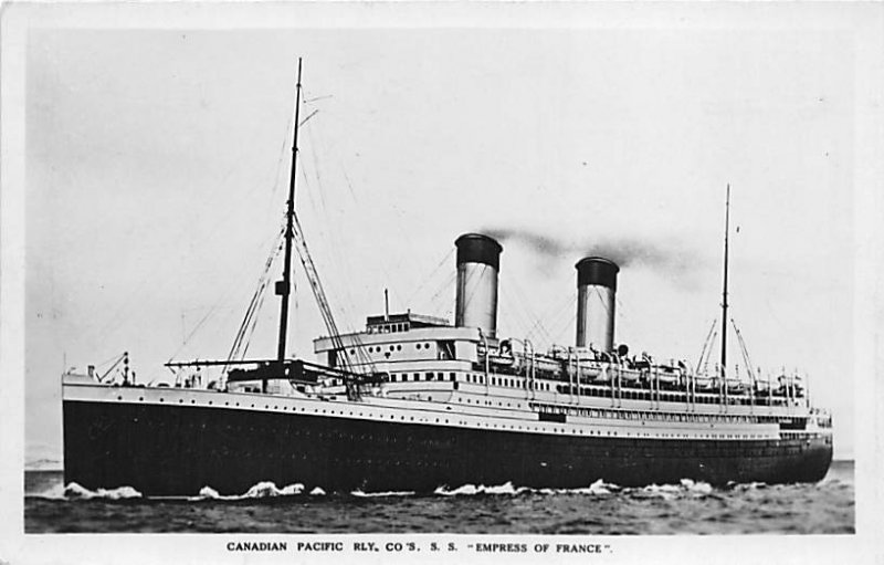 SS Empress of France Canadian Pacific Ship Unused 