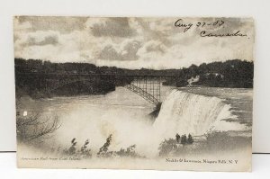 American Fall From Goat Island c1907 Postcard B17