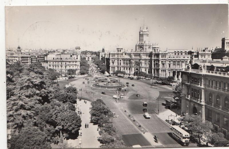 BF33256 madrid cibeles y palacio de comunicaciones  spain   front/back image