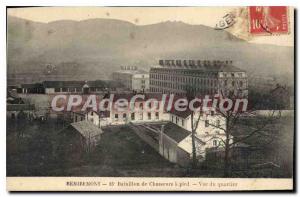 Postcard From Old Remiremont 15me Battalion Chasseurs A Pied Du Quartier View