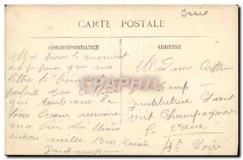Old Postcard Dauphine Uriage les Bains L Entree