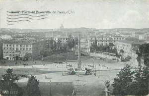 Postcard Italy Roma piazza del popolo vista dal pincio