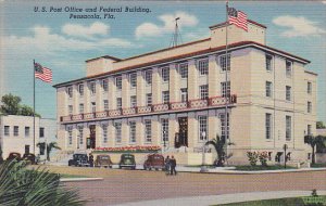 Florida Pensacola Post Office and Federal Building Curteich 1944