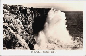 Portugal Sagres Ponta de Sagres Vintage RPPC C140