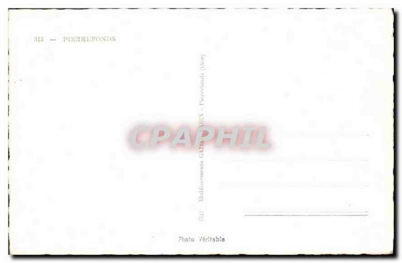 Old Postcard Remembrance Pierrefonds