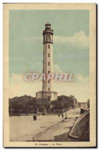 Postcard Old Lighthouse Calais