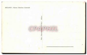 Old Postcard Milano Nuova Stazione Centrale