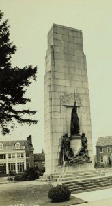 Vintage RPPC 91st Division Memorial Monument, Fort Lewis Real Photo Postcard P72