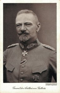 World War 1 General der Artillerie Max von Gallwitz Military Postcard 08.10