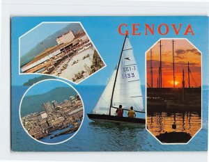 Postcard Genoa, Italy