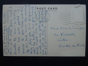 Staffordshire ILAM HALL Youth Hostal nr Ashbourne c1946 Postcard