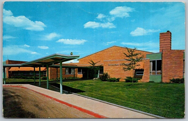 Sheridan Wyoming 1960s Postcard Sheridan College 