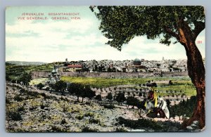 PALESTINE ISRAEL JERUSALEM ANTIQUE POSTCARD Judaica