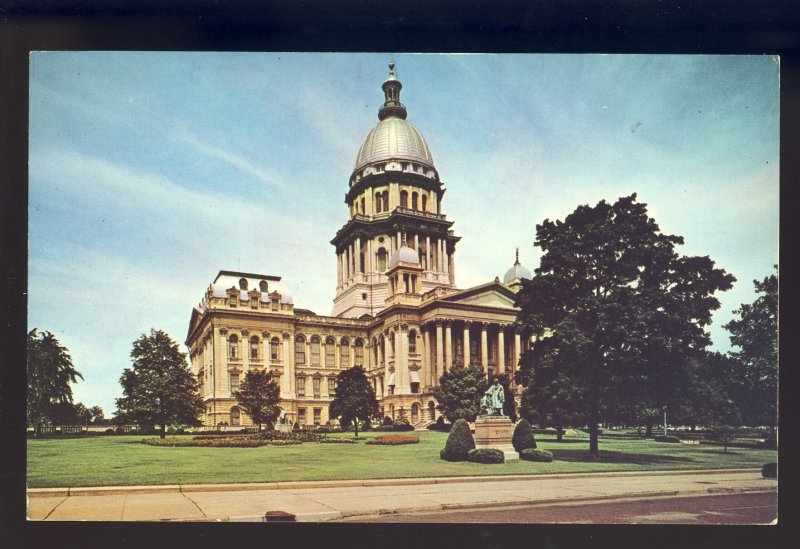 Springfield, Illinois/IL Postcard, View Of The State Capitol