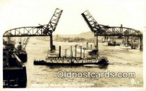 Real Photo - Broadway Bridge - Portland, Oregon OR  