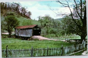 postcard  Cain Archer Covered Bridge #29, Duck Creek, Berne Ohio