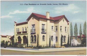 Fine Residence On Avenida Lerdo, Juarez, Old Mexico, 1930-1940s