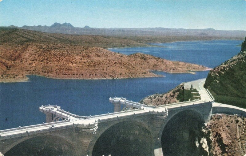 Postcard Coolidge Dam Arizona