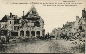 CPA Guerre Militaire PÉRONNE Ruines (808403)