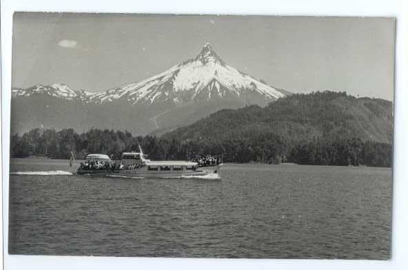 RPPC Cerro Puntiagudo Largo Todos Los Santoa Sur De, Chile, 1962