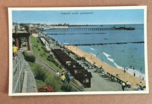 UNUSED POSTCARD - KIRKLEY CLIFF, LOWESTOFT, SUFFOLK, ENGLAND