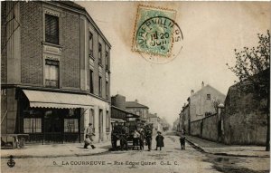 CPA LA COURNEUVE Rue Edgar Quinet (869144)