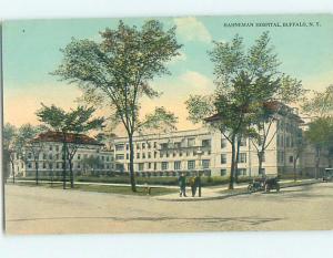 Unused Divided Back HOSPITAL SCENE Buffalo New York NY J9848