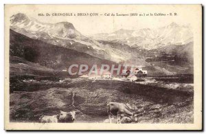 Old Postcard From Grenoble A Briancon Col Du Lautaret and Galiber
