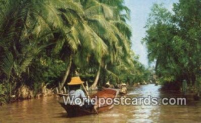 Floating Market Dhonburi Thailand Unused 