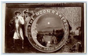 c1930's The Wiltshire Moonrakers Rake Daddy Crescent RPPC Photo Posted Postcard