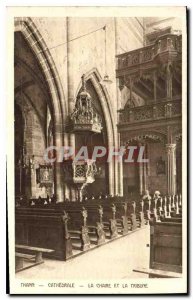 Old Postcard Thann Cathedrale The Chair and Tribune