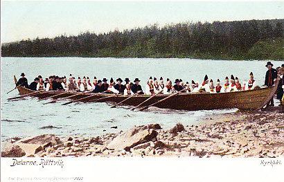 Sweden - Dalrne Rattvik - Kyrkbat - Large Boat