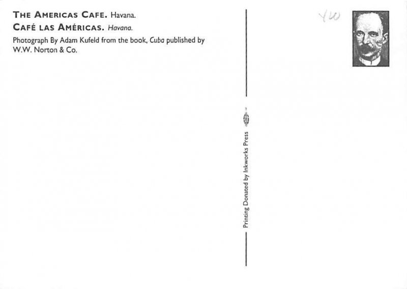 Americas Cafe Havana Cuba Postcard
