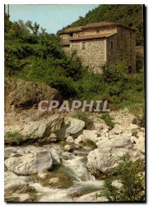 Postcard Modern tourist Cevennes Gardon gorges between St Jean du Gard and es...