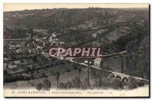 Old Postcard Alpes Mancelles Saint Leonard des Bois General view