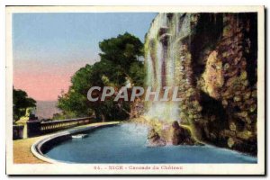 Postcard Old Nice Cascade du Chateau