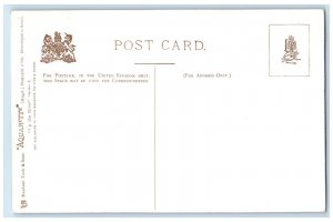 c1910 The Last Gleam Mapledurham House England Aquarette Tuck Art Postcard